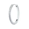 New Orecchino a cerchio 2,4cm con zirconi Orecchini