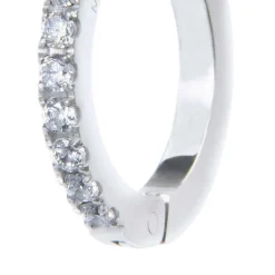 Clearance Orecchino a cerchio 1,6cm con zirconi Orecchini