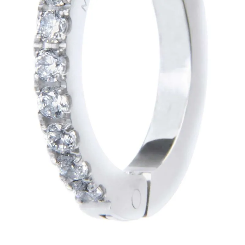 Clearance Orecchino a cerchio 1,6cm con zirconi Orecchini