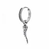Clearance Orecchino a cerchio con corno pendente Orecchini