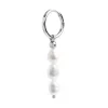 Clearance Orecchino a cerchio con perle pendenti Orecchini