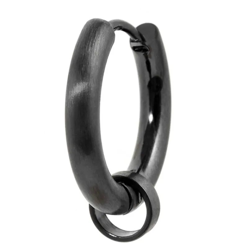 Outlet Orecchino a cerchio 19mm con anello per charm Orecchini