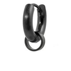 Hot Orecchino a cerchio 14mm con anello per charm Orecchini