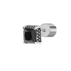 Outlet Orecchino a lobo con zircone nero quadrato 0,34mm Orecchini