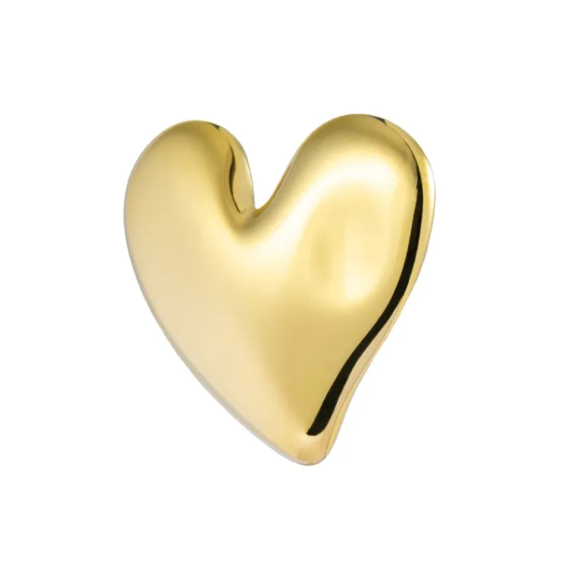 Fashion Orecchino a lobo cuore irregolare 2,1cm Orecchini