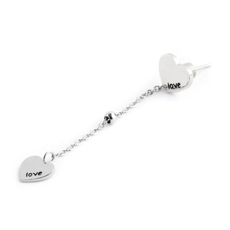 Clearance Orecchino cuore pendente cuore love Orecchini