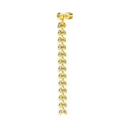 Sale Orecchino pendente con catena a foglia chevron Orecchini