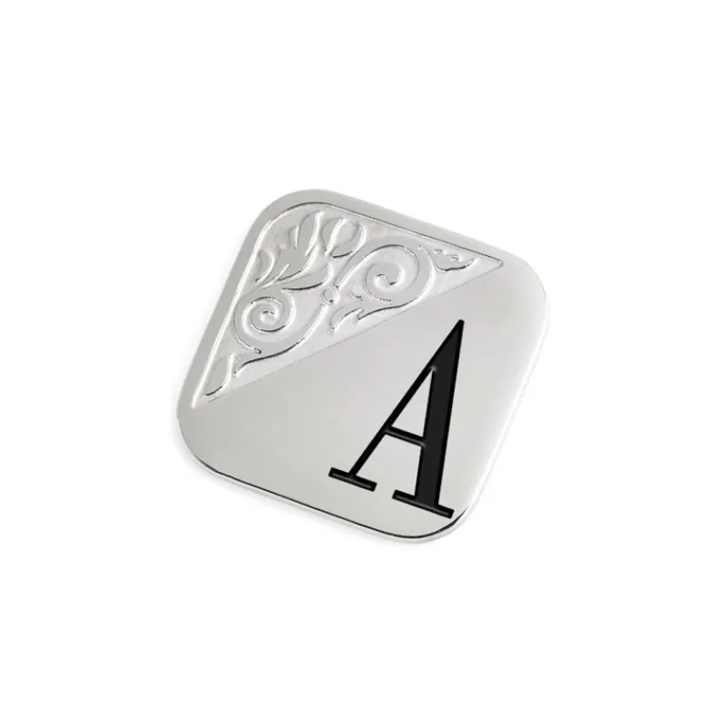Clearance Piastrina quadrata con lettera changy Changy