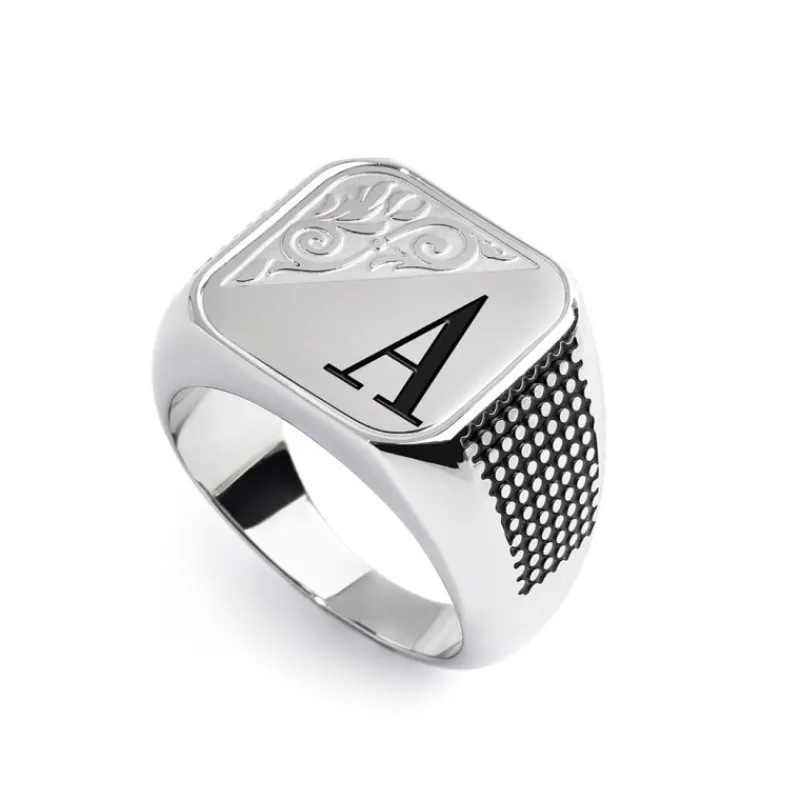 Clearance Piastrina quadrata con lettera changy Changy