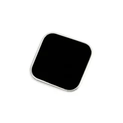 Hot Piastrina quadrata smalto nero changy Changy