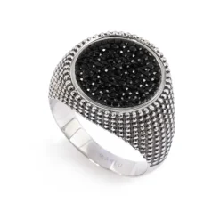Discount Piastrina tonda con cristalli changy Changy