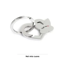 New Portachiavi amica cuore con farfalla Accessori