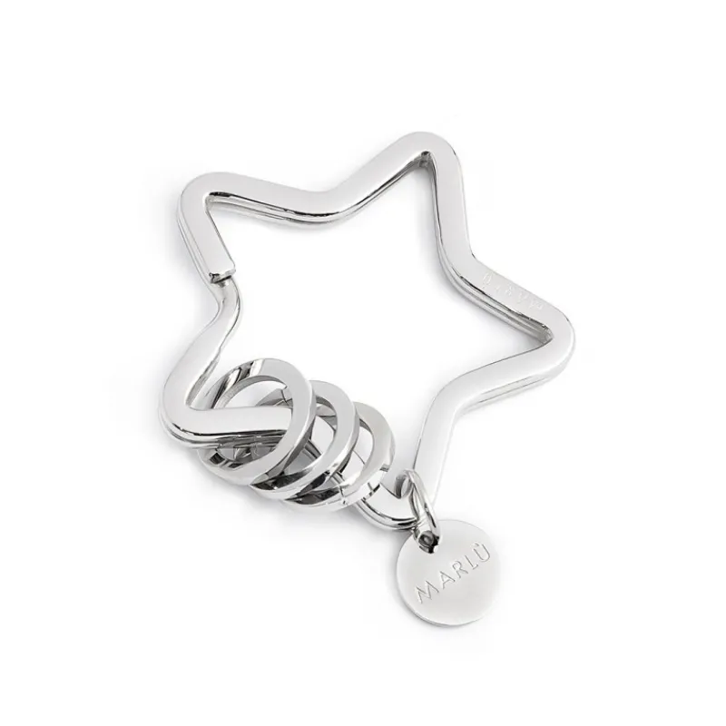 Online Portachiavi stella con anelli Accessori