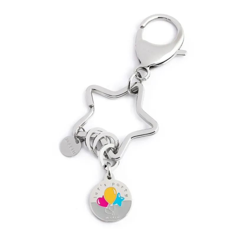 Online Portachiavi stella con anelli Accessori